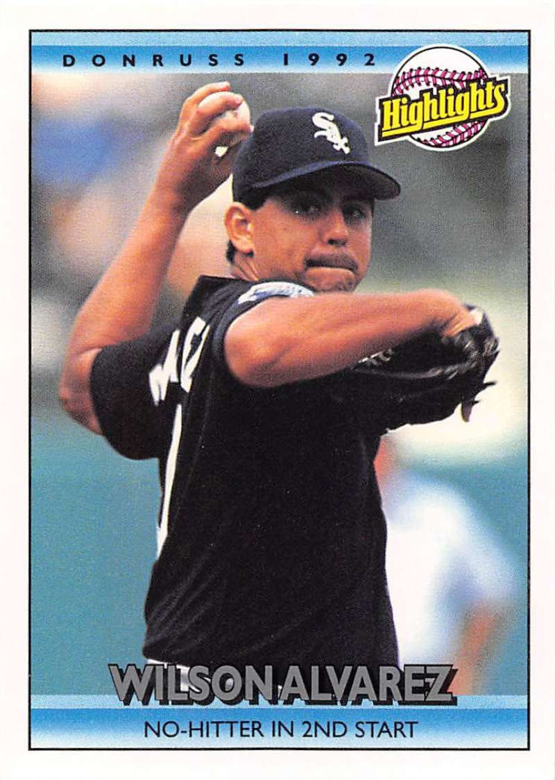 1992 Donruss #495 Wilson Alvarez HL VG Chicago White Sox